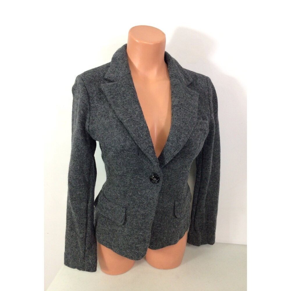 Marella Wool Coat Blazer Jacket Womens XS